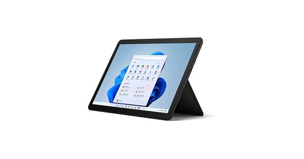 سرفیس i3 10 gen - 8/256 - GO 3 مدل 2022 سیمکارت خور رنگ مشکی همراه با کیبورد و 12 ماه گارانتی