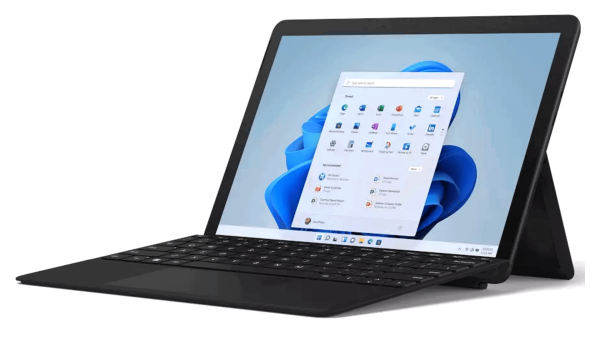 سرفیس i3 10 gen - 8/256 - GO 3 مدل 2022 سیمکارت خور رنگ مشکی همراه با کیبورد و 12 ماه گارانتی - تصویر 3